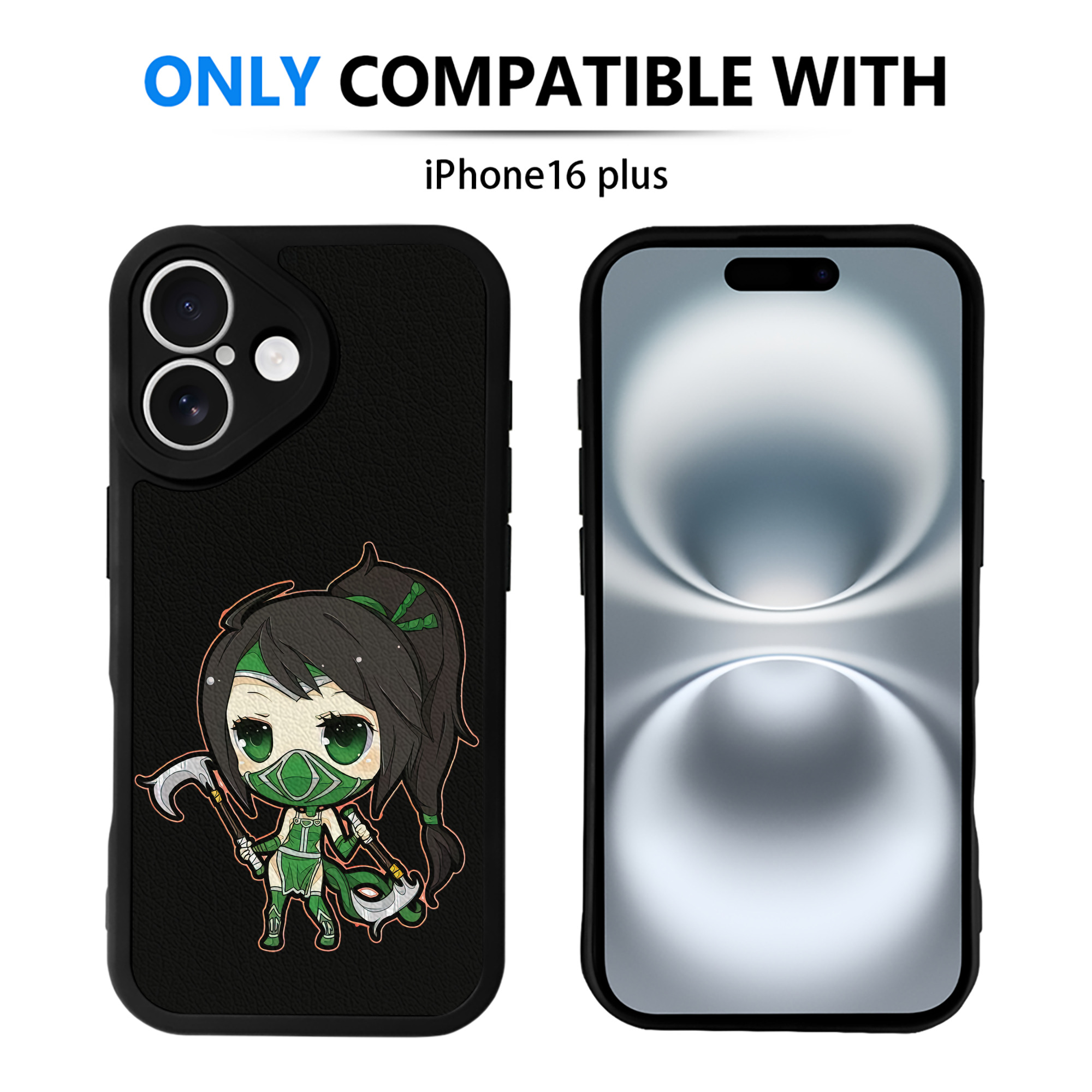 （画像用） リーグ・オブ・レジェンド League of Legends LOL 【iPhone 16シリーズ対応】シリコンスマホケース（レザー調） 材質：シリコン